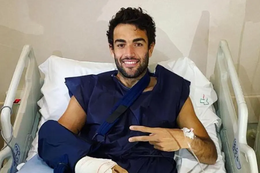 Lo scatto dall'ospedale (foto Instagram)