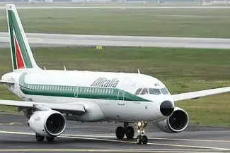 Un aereo Alitalia
