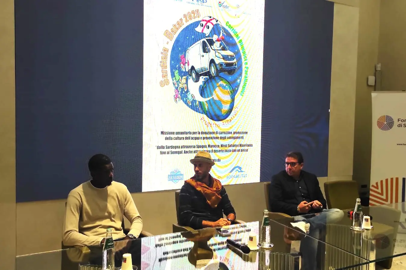 La conferenza stampa di presentazione del progetto (foto G. Marras)