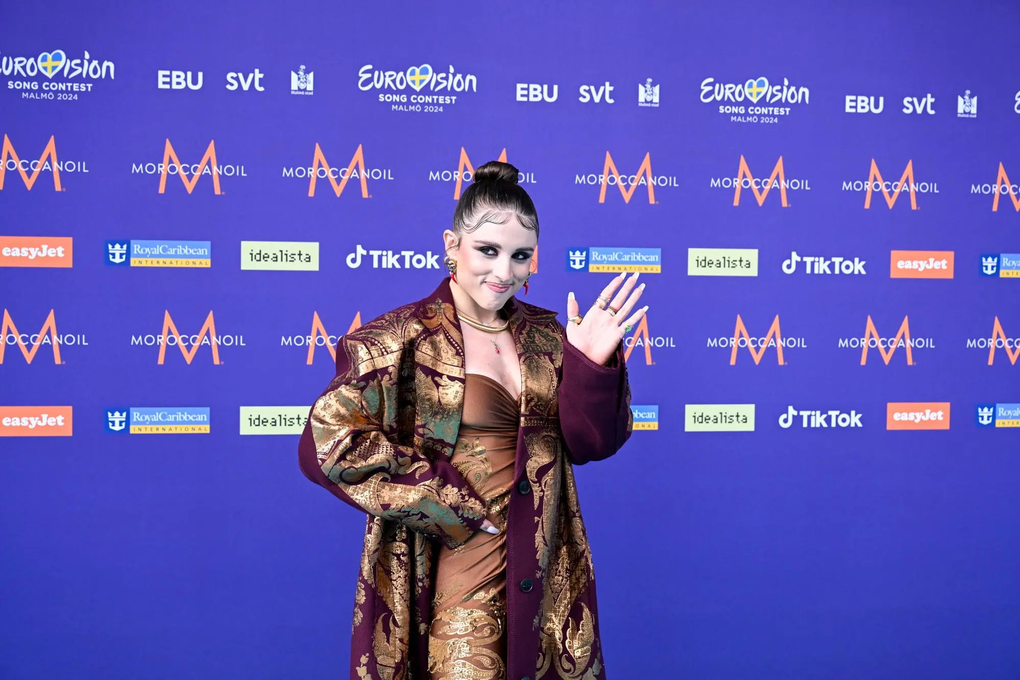 Angelina Mango all'Eurovision Song Contest (Ansa)