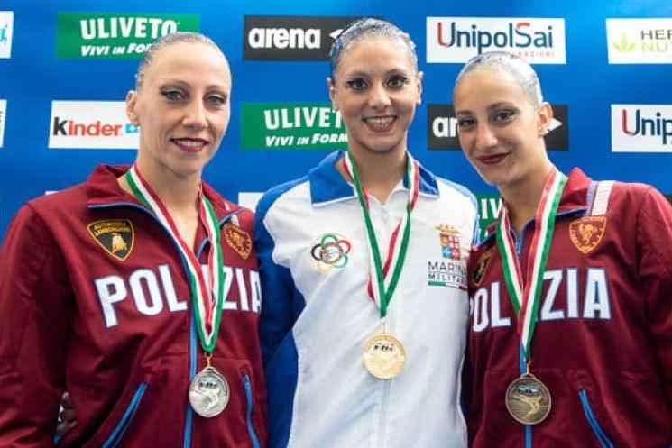 Sincro, quattro gare e quattro medaglie per Francesca Deidda ai tricolori di Bologna