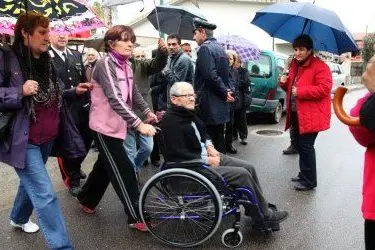 San Giovanni Suergiu,  lo sfratto esecutivo della famiglia Giordi -  foto Milena Mundula