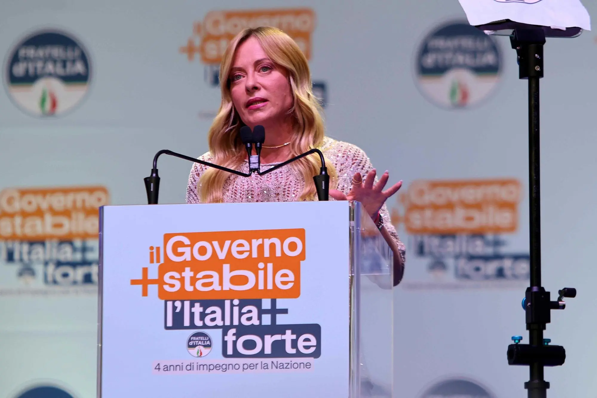 Giorgia Meloni (Ansa)
