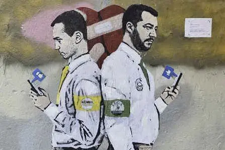 Luigi Di Maio e Matteo Salvini (Ansa)