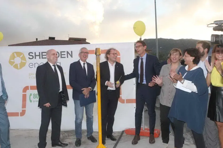 La cerimonia di inaugurazione (foto Fernanda Pinna)