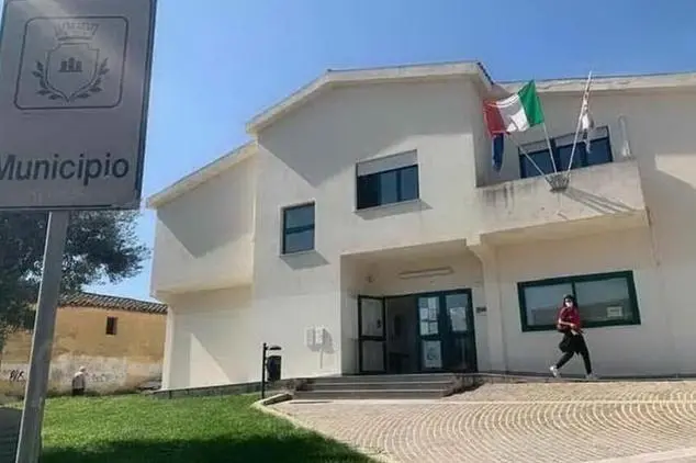 Il municipio di Settimo San Pietro (foto Serreli)