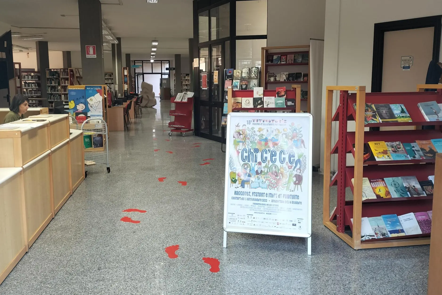 La biblioteca ospita Tuttestorie (foto Scano)