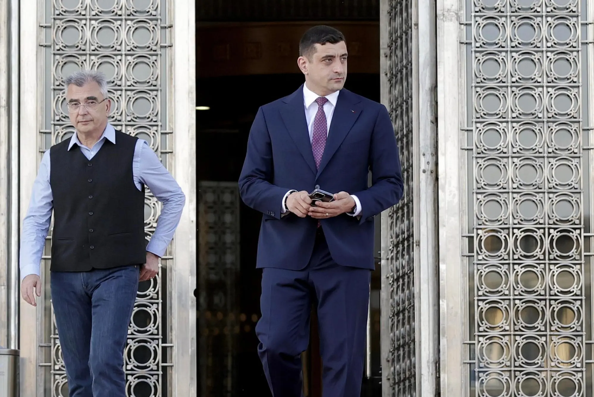 George Simion (foto Ansa/Epa)