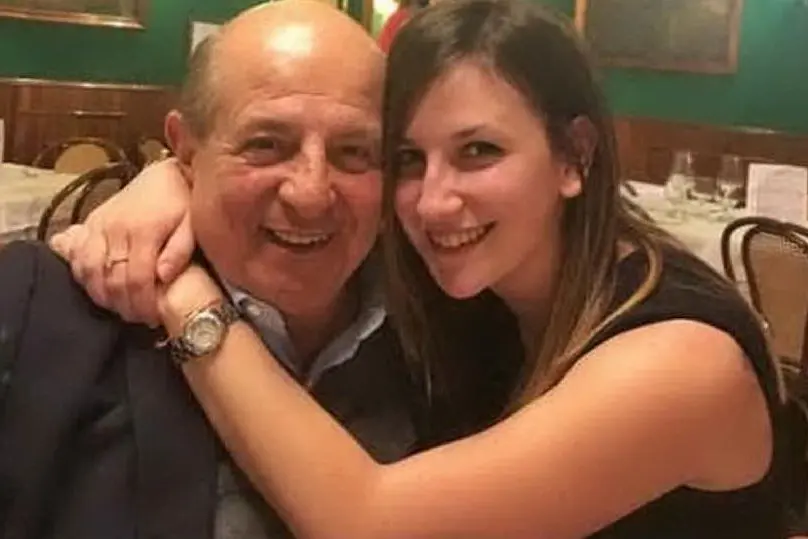 Giancarlo Magalli e Giada Fusaro (foto Instagram)