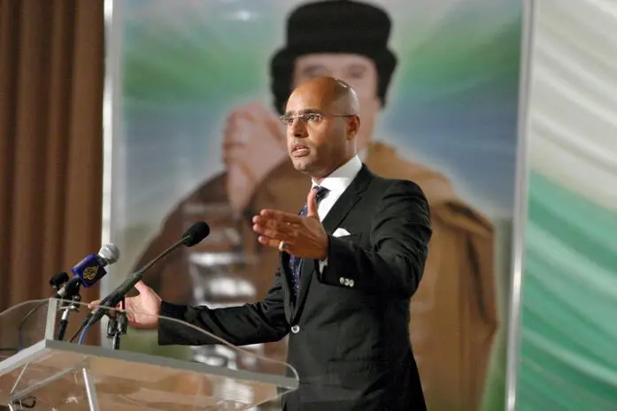 Saif al-Islam Gheddafi (foto ANSA/EPA)