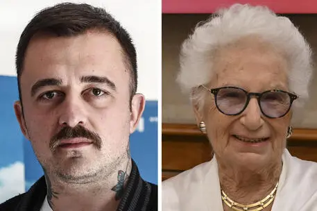 Chef Rubio e Liliana Segre (Ansa)