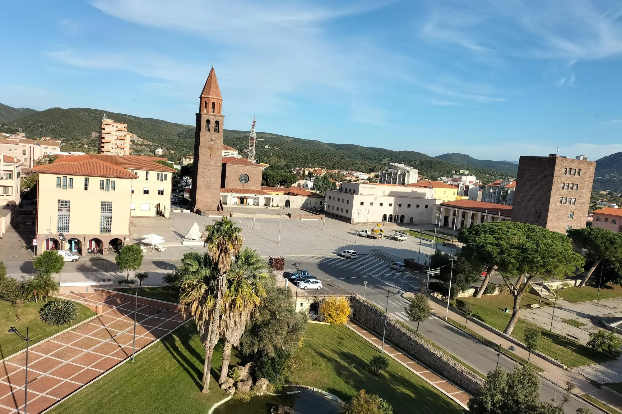 Il centro di Carbonia (foto Scano)