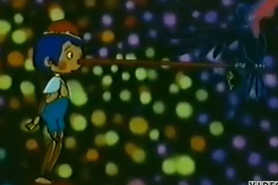 Il cartone animato Pinocchio