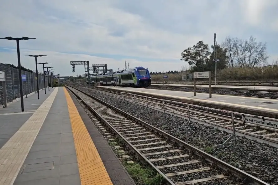 La stazione ferroviaria di Assemini