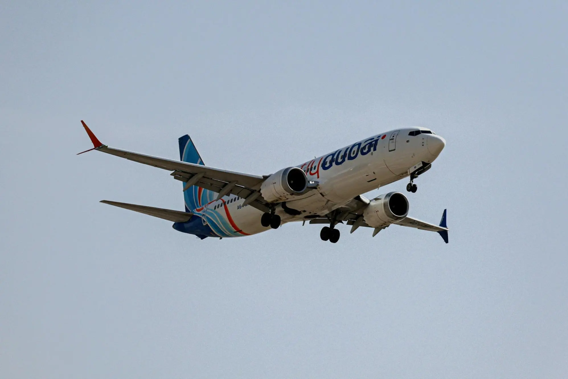 epa12792133 A Flydubai Airlines Boeing 737 passenger plane prepares to land at Dubai International Airport, in Dubai, United Arab Emirates, 03 March 2026. The Dubai Media office announced the confirmation by Dubai Airports for a limited resumption of operations with a small number of flights permitted to operate in both Dubai International (DXB) and Al Maktoum International , Dubai World Central (DWC). EPA/STRINGER