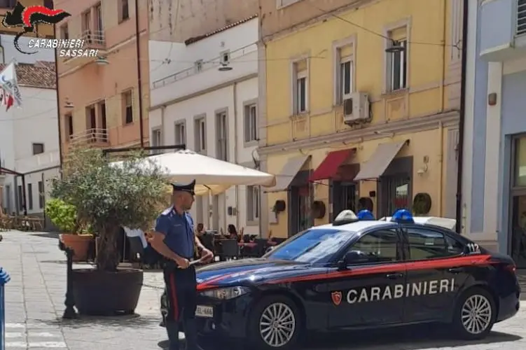 Intervento dei carabinieri a Olbia