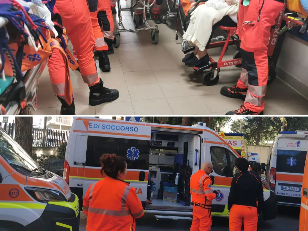 Pronto soccorso nel caos