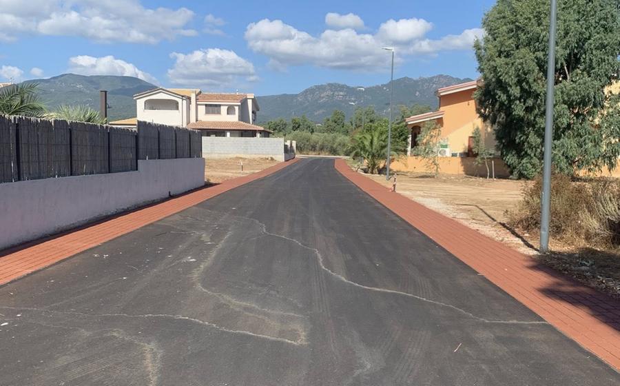 Castiadas, completati i lavori di messa in sicurezza delle strade di Olia Speciosa