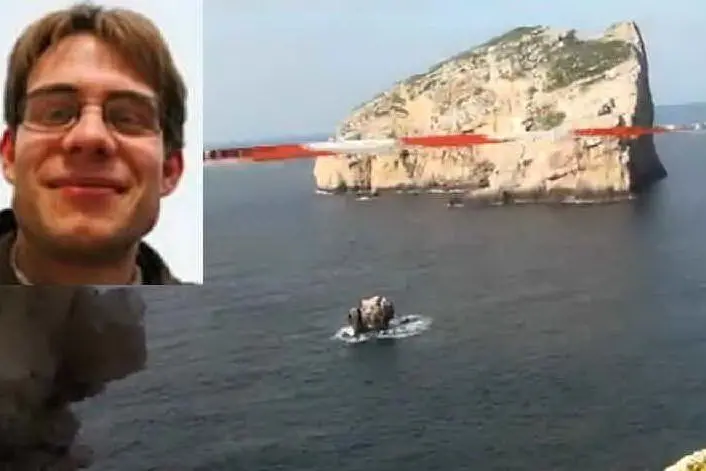 Capo Caccia e nella foto piccola Edoardo Bezzi)