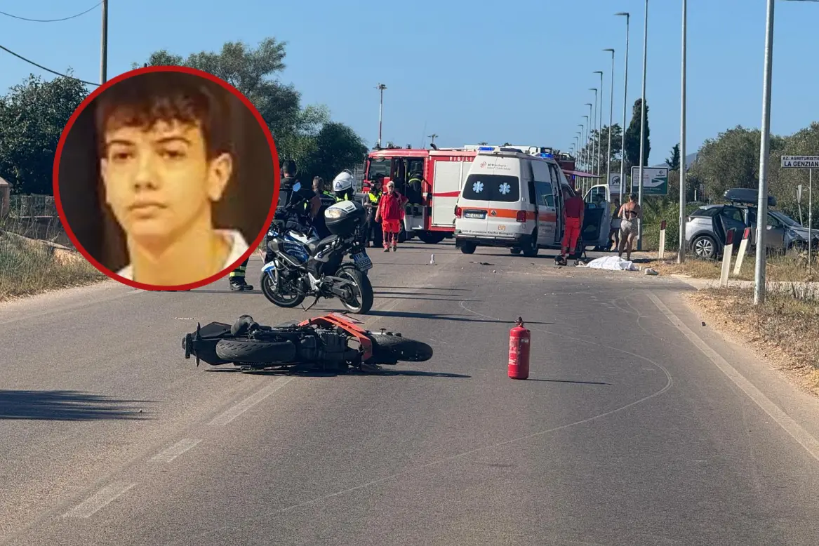 L'incidente mortale costato la vita a Fabrizio Calaresu, 17 anni