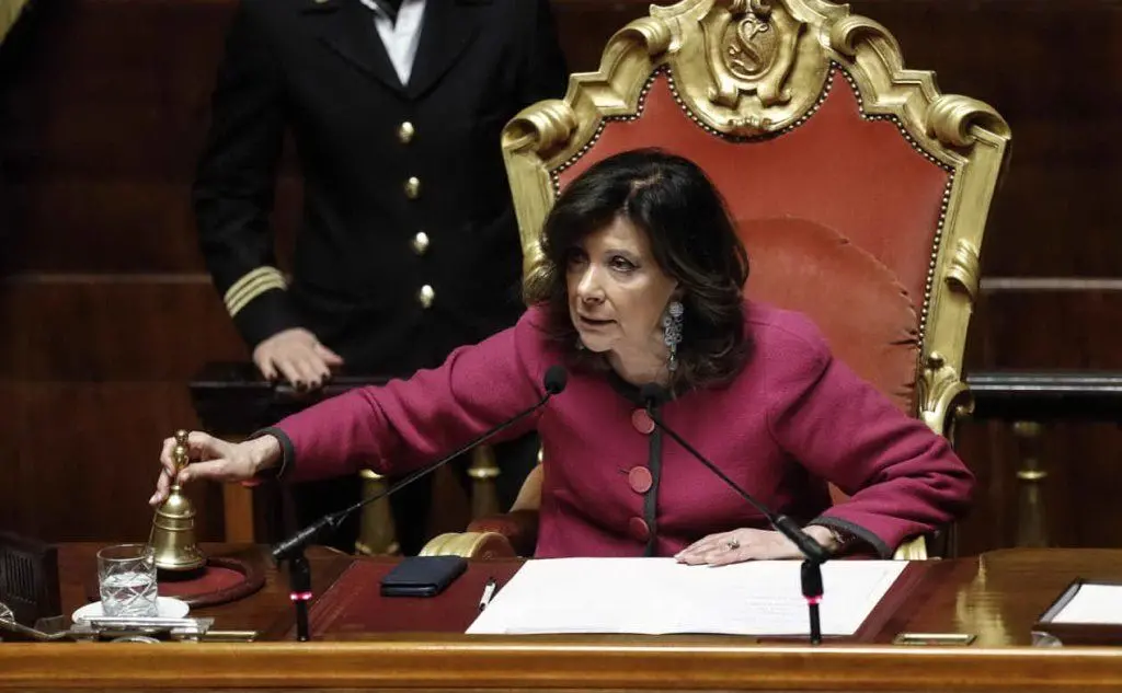 Elisabetta Casellati, presidente del Senato (Ansa)