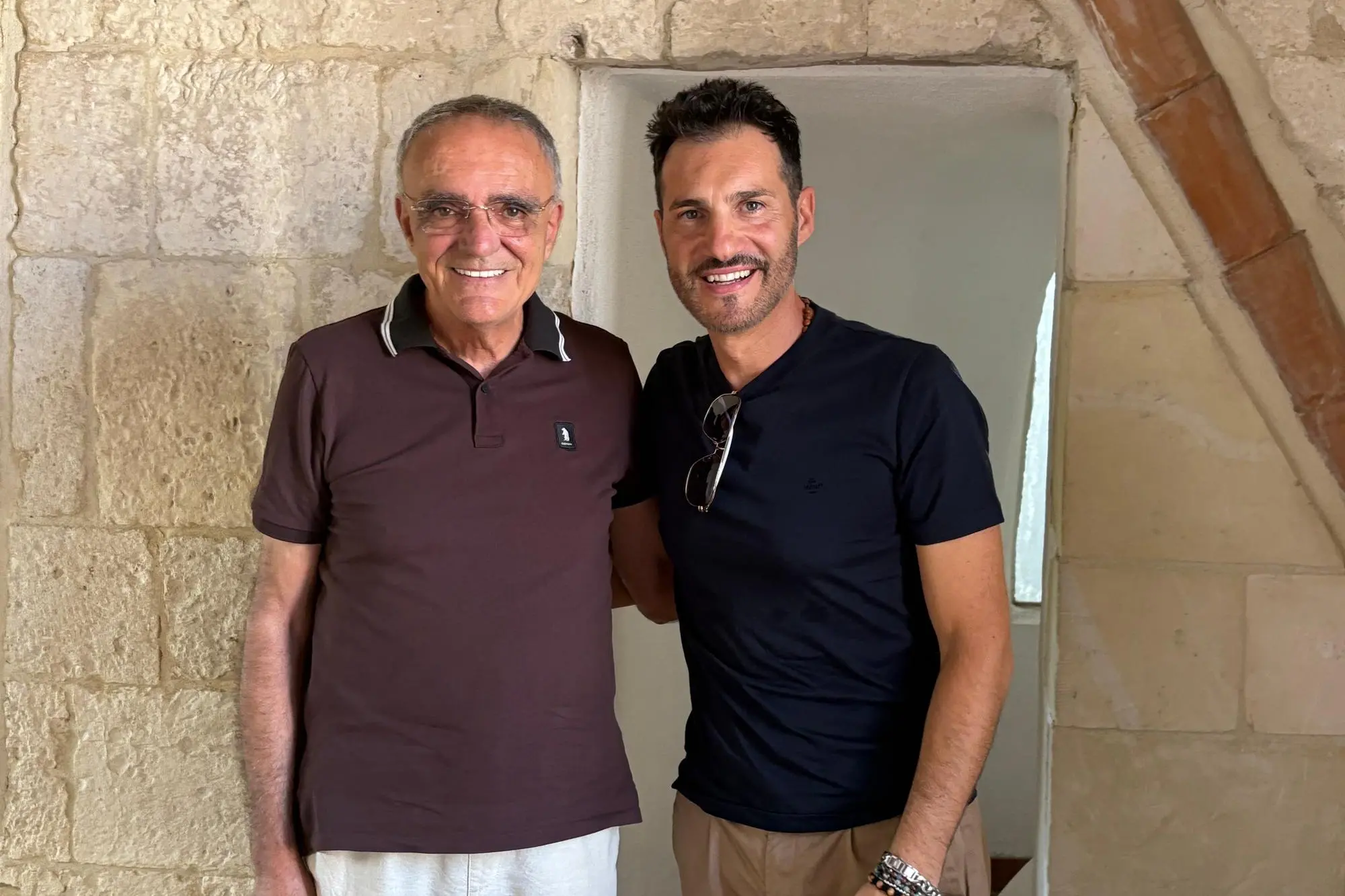 Graziano Milia con Nicola Congiu