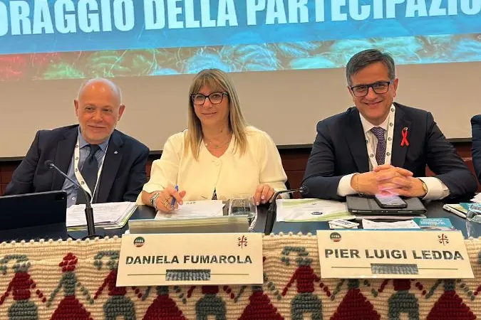 I rappresentanti Cisl Sardegna (foto concessa)