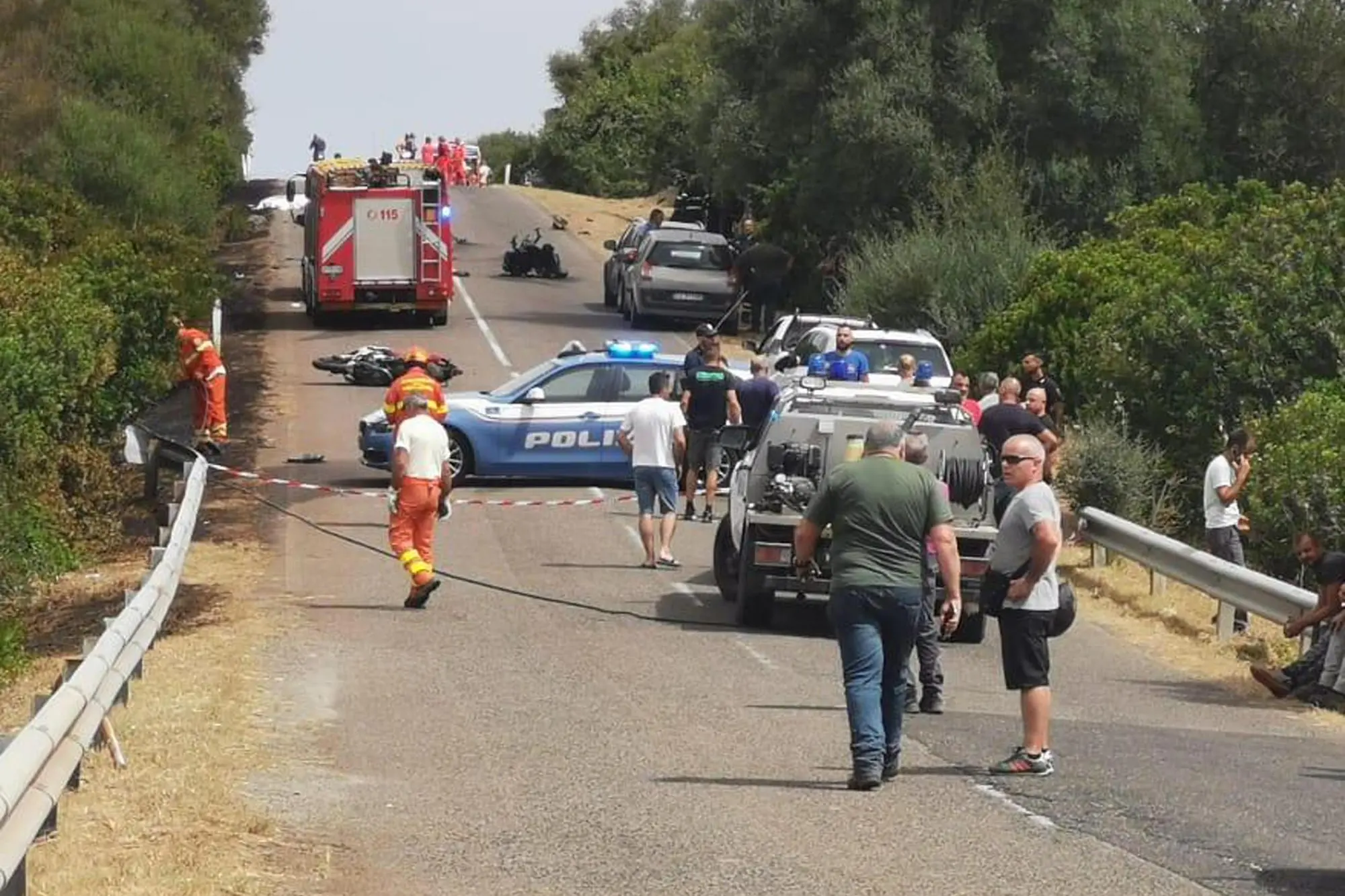Lo scenario della tragedia (Ansa)