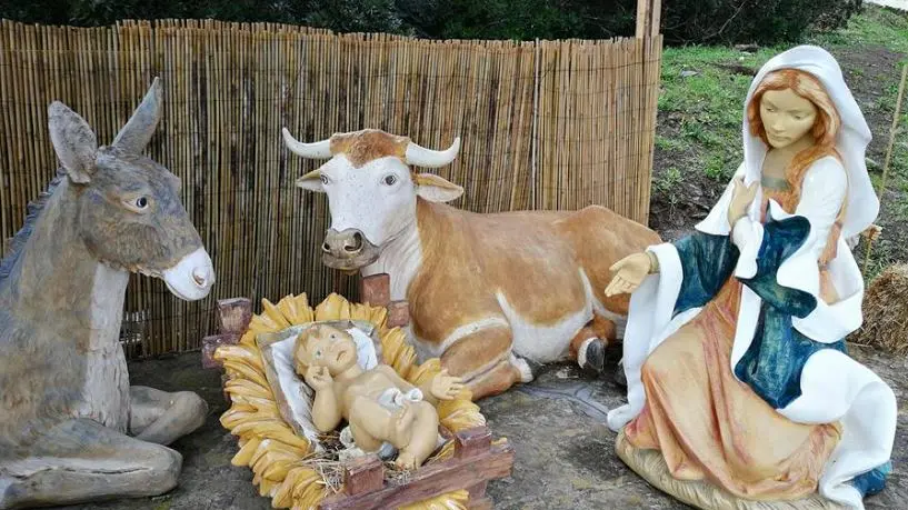 Stintino si veste a festa: incanta il presepe a grandezza naturale