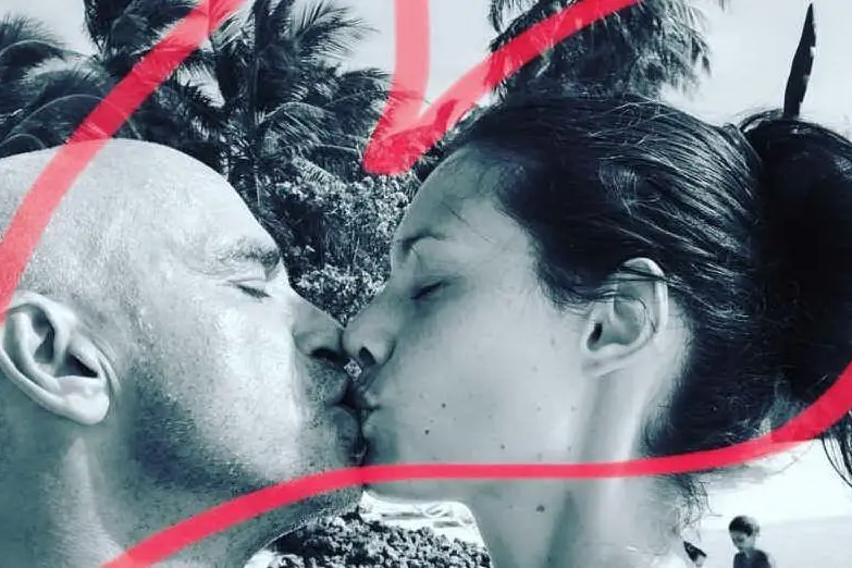 Eros Ramazzotti e Marica Pellegrinelli ai tempi del loro amore (foto Instagram)