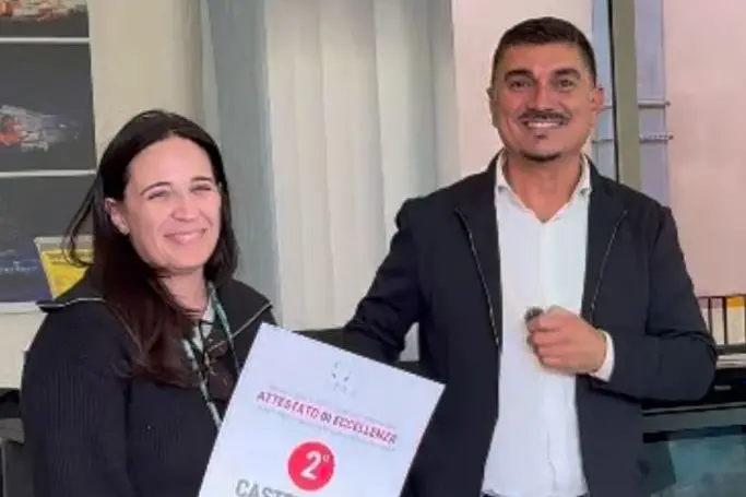 La cerimonia di premiazione a Castelsardo (foto concessa)