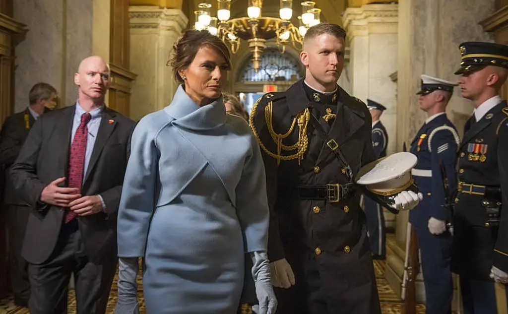 Melania all'Inauguration Day (foto Wikpedia)