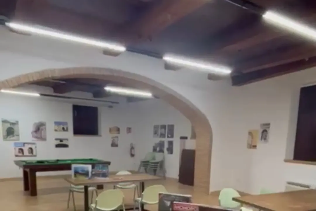 Uno scorcio del nuovo centro di aggregazione di Simala (foto concessa)