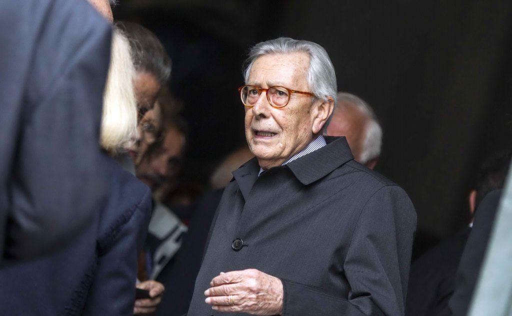 Arnaldo Forlani ai funerali di Giulio Andreotti (foto Ansa/ Carconi)