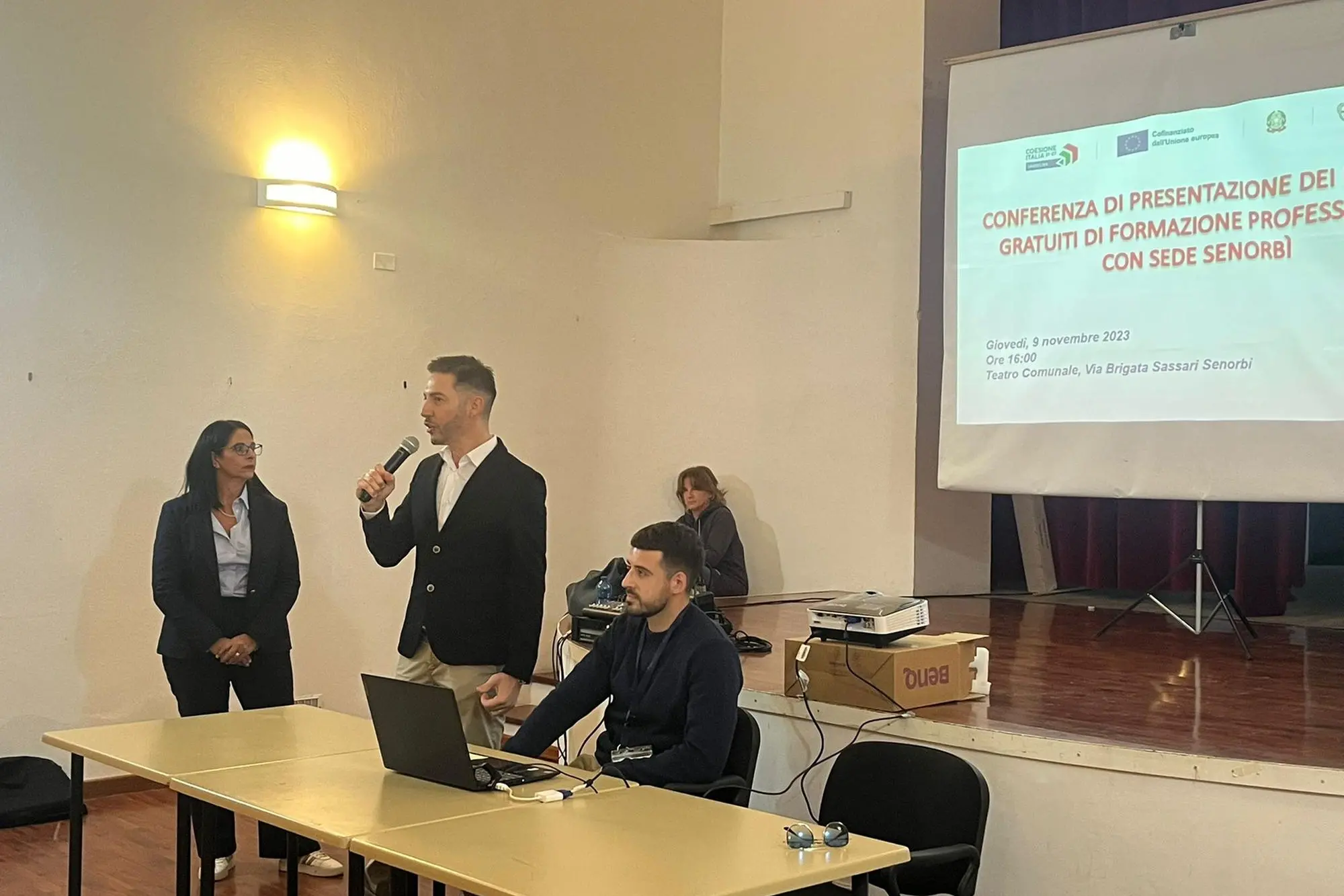 La presentazione dei corsi a Senorbì (foto Sirigu)