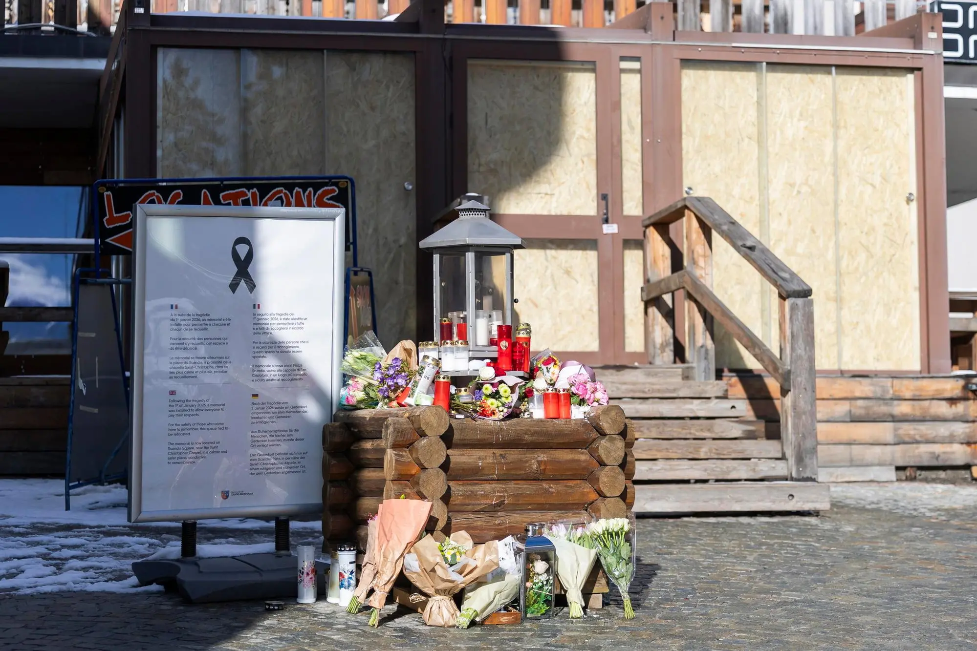 The entrance of the "Le Constellation" (Ansa)