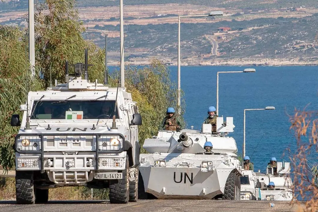 Un convoglio della Brigata Sassari in Libano