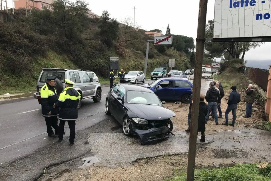 Il luogo dell'incidente (foto Alessandro Pintus)