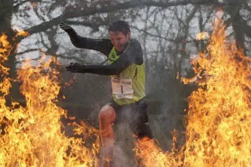 Il guado di fuoco - foto Reuters