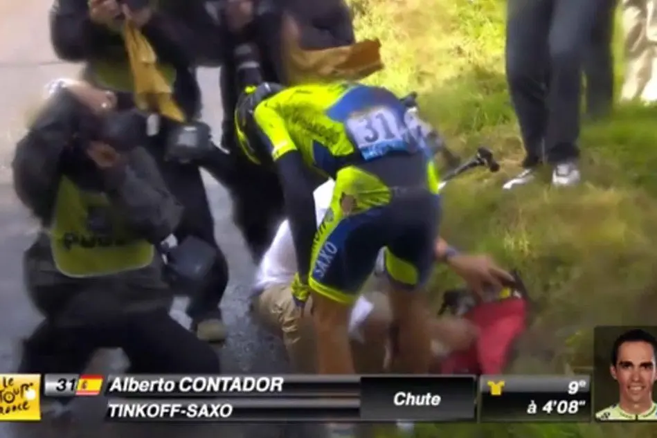 Contador dopo la caduta
