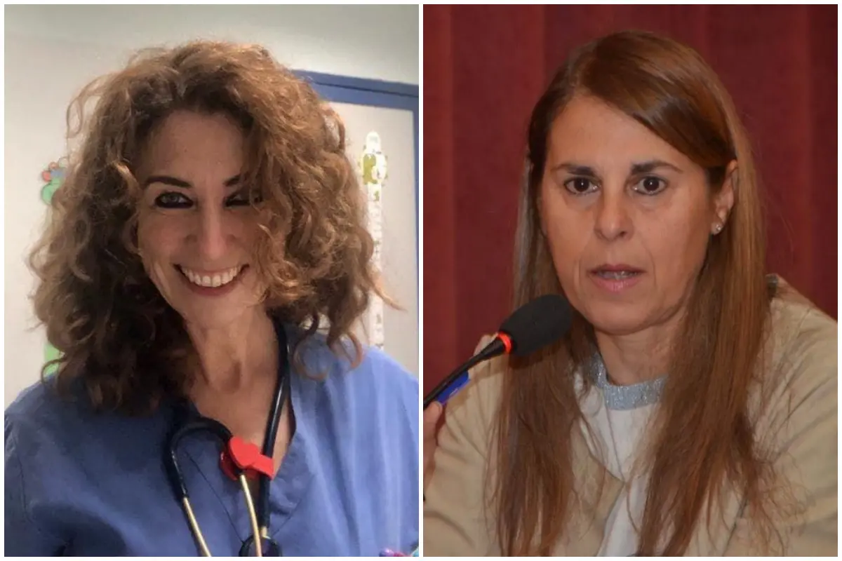 Le dottoresse Roberta Montisci e Paola Neroni