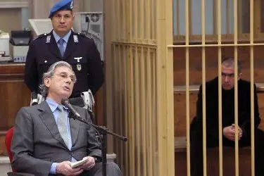 Stefano Wallner durante la deposizione in tribunale. Foto Giuseppe Ungari