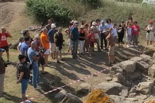 Visita agli scavi di S'Urachi a San Vero Milis