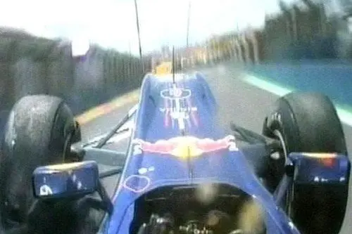 Webber, incidente spettacolare