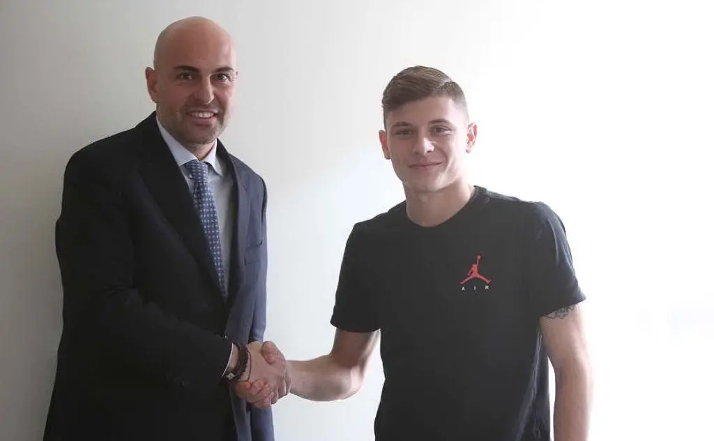 Con Nicolò Barella