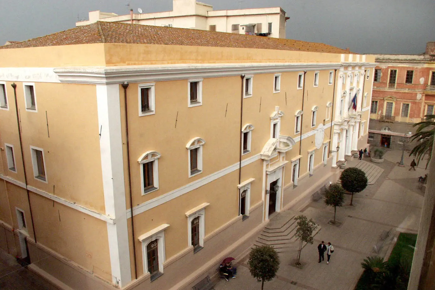 Il Municipio di Oristano (Archivio)