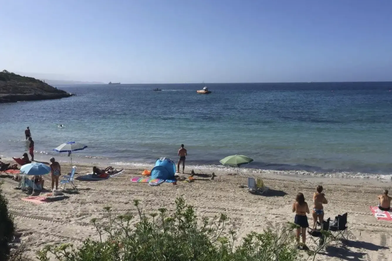La spiaggia di Punta Negra (foto Fiori)