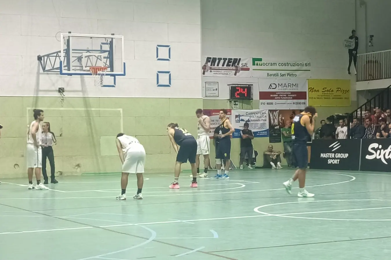 Un'immagine di una partita della Santa Croce Olbia (foto di Giacomo Pala)