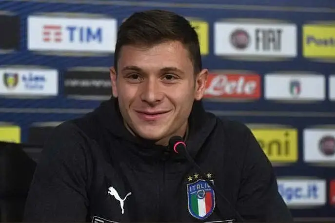 Barella a Coverciano (Foto Nazionale Twitter)