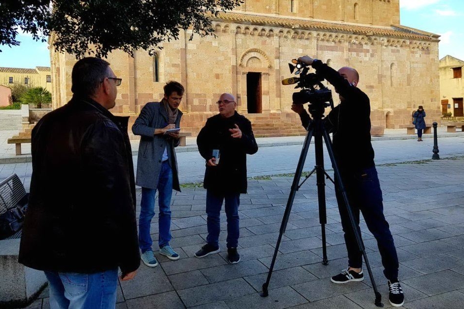 Le rirprese del reportage in Sardegna